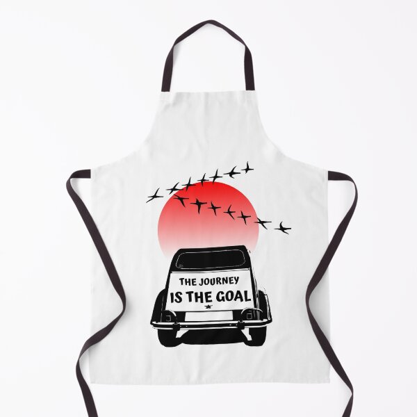 Item preview, The journey is the goal Sunset - oldtimer 2CV gift designed and sold by 2CV-Oldtimers.