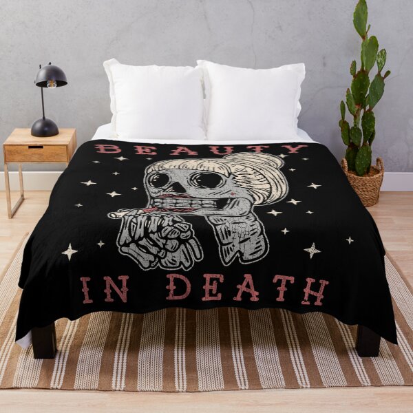 Item preview, Beauty in Death, Old School Tattoo Style Skull, Skeleton Makeup, Lipstick designed and sold by Proverbial Wisdom Design.