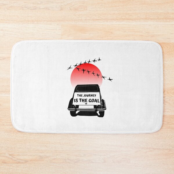 Item preview, The journey is the goal Sunset - oldtimer 2CV gift designed and sold by 2CV-Oldtimers.