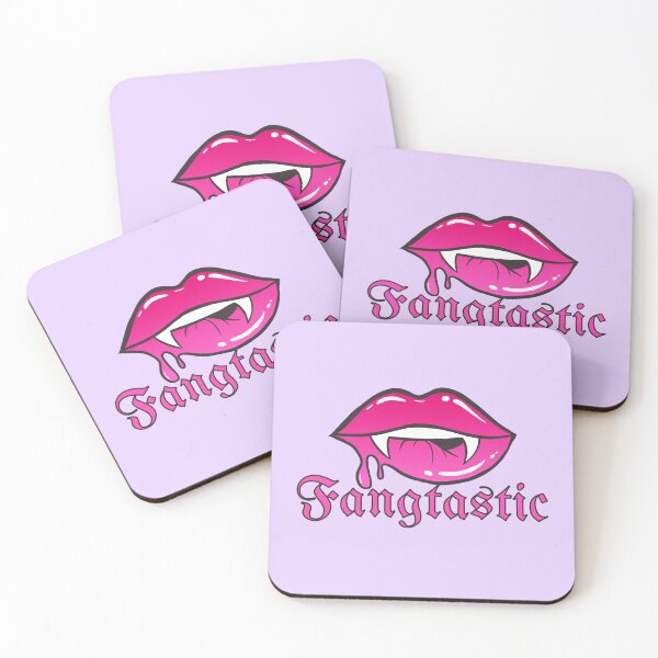 Item preview, Fangtastic - Halloween vampire fangs and lips design designed and sold by AmphoraGhost.
