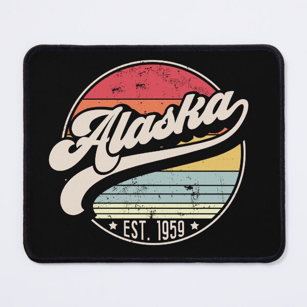 Item preview, Retro Alaska Distressed Sunset Design designed and sold by gorillamerch.