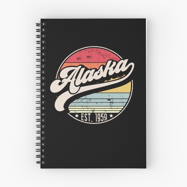Item preview, Retro Alaska Distressed Sunset Design designed and sold by gorillamerch.
