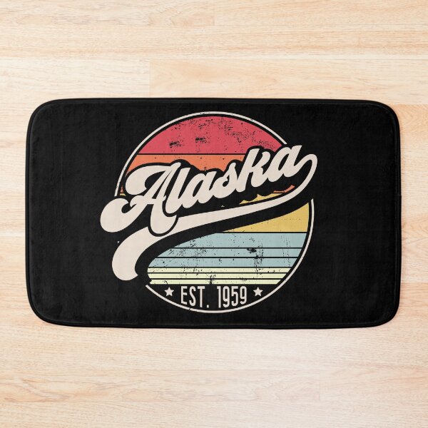 Item preview, Retro Alaska Distressed Sunset Design designed and sold by gorillamerch.