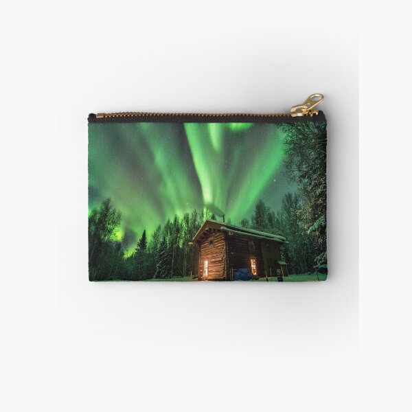 Item preview, Cosy Cabin with Northern Lights Photography  designed and sold by Tjokko-chan.