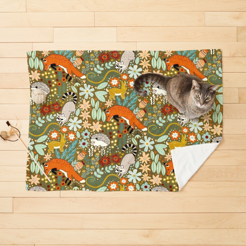 Vista previa del artículo con la obra «Manta para mascotas», diseñado y vendido por TigaTiga.