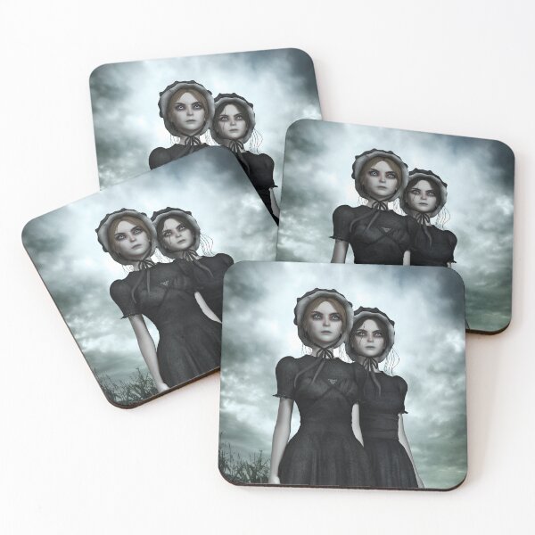 Item preview, They are coming - the deadly Halloween twins designed and sold by Britta Glodde.