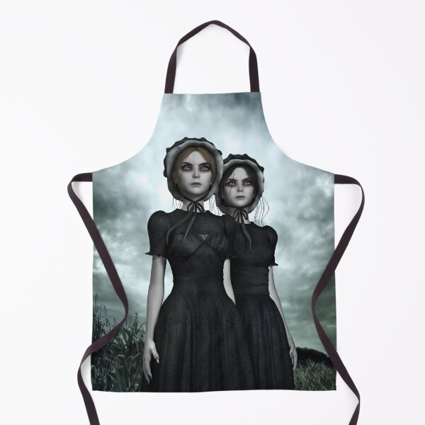 Item preview, They are coming - the deadly Halloween twins designed and sold by Britta Glodde.