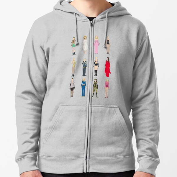 Outfits of Madge Fashion Zipped Hoodie
