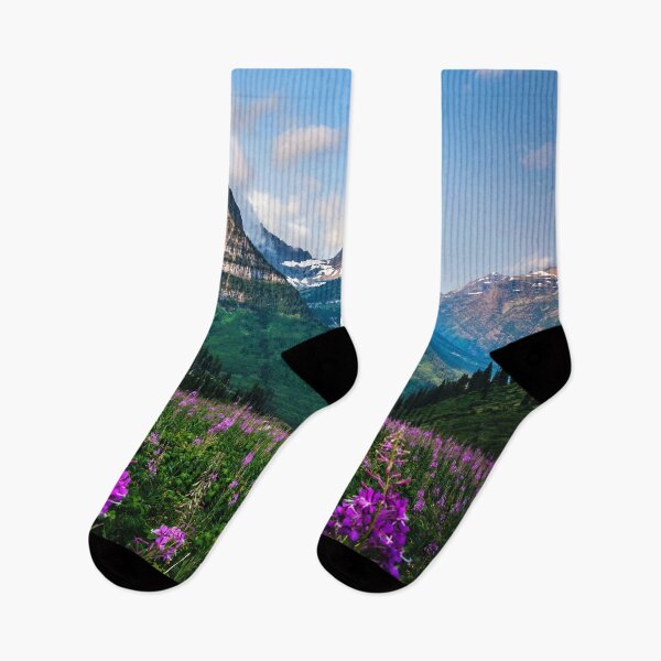 Item preview, Beautiful Mountain Flowers View Photography - Meadow   designed and sold by Tjokko-chan.