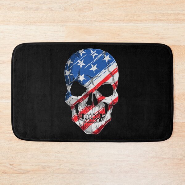 Item preview, American flag skull designed and sold by SwanDive.