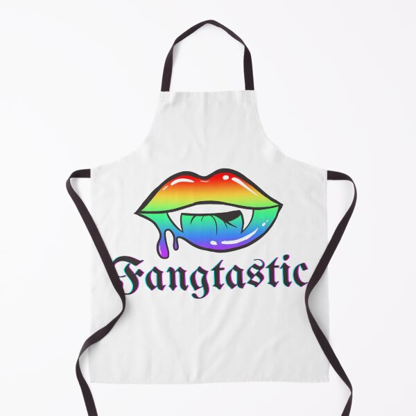 Item preview, Fangtastic - Halloween vampire fangs and rainbow lips design designed and sold by AmphoraGhost.