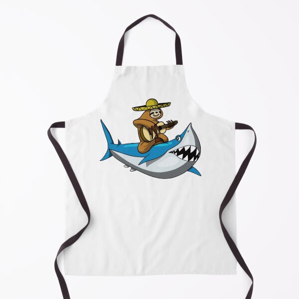 Item preview, Lazy Sloth Riding Shark  designed and sold by underheaven.