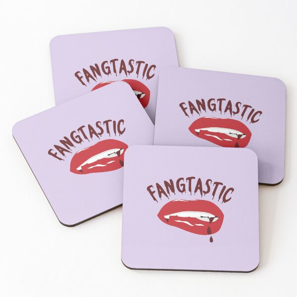 Item preview, Fangtastic - Halloween vampire fangs lips and blood design designed and sold by AmphoraGhost.