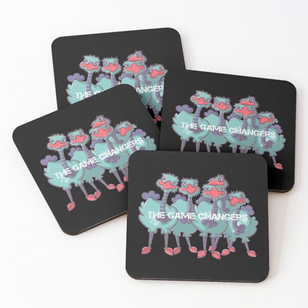 Item preview, Ostrich cartoon quote, The game changers designed and sold by DebbieJoyArt.