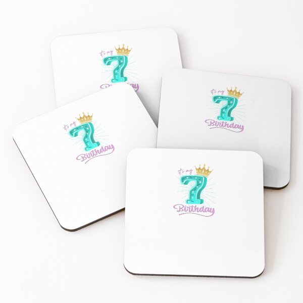 Item preview, It's My 7th Birthday designed and sold by FantasticBee.