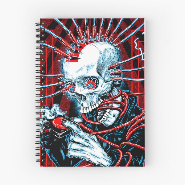 Item preview, Hard Wired Skull with Self-Destruct Button designed and sold by kylersharp.