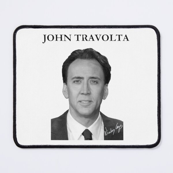 Item preview, Nicholas Cage as John Travolta - Nicolas Cage - Nick Cage - Nic Cage designed and sold by PAFDesign.
