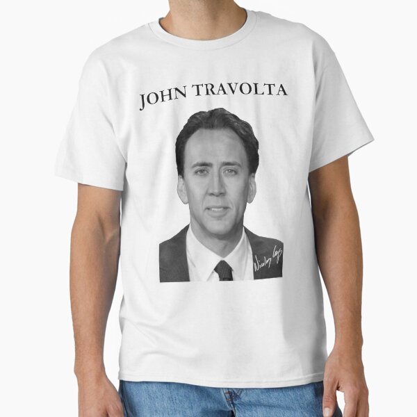 Item preview, Nicholas Cage as John Travolta - Nicolas Cage - Nick Cage - Nic Cage  designed and sold by PAFDesign.