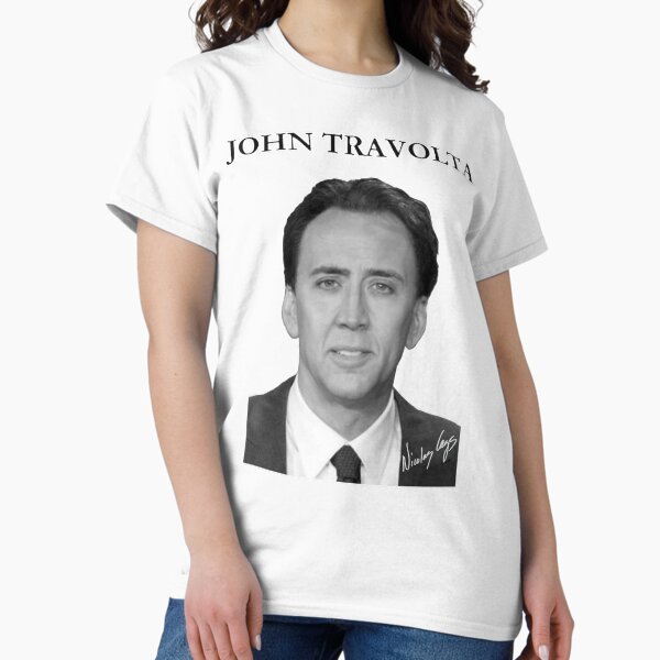 Item preview, Nicholas Cage as John Travolta - Nicolas Cage - Nick Cage - Nic Cage  designed and sold by PAFDesign.