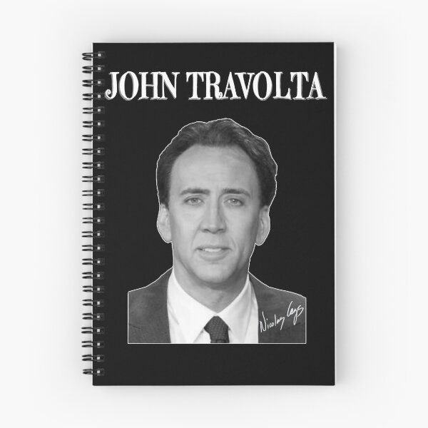 Item preview, Nicholas Cage as John Travolta - Nicolas Cage - Nick Cage - Nic Cage  designed and sold by PAFDesign.