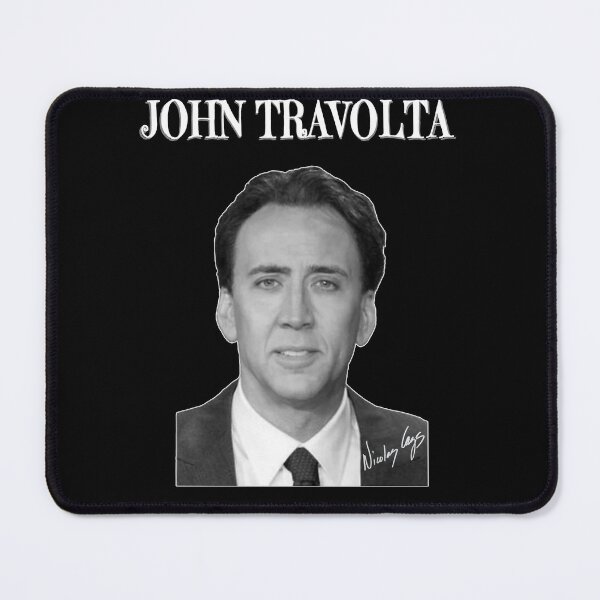 Item preview, Nicholas Cage as John Travolta - Nicolas Cage - Nick Cage - Nic Cage  designed and sold by PAFDesign.