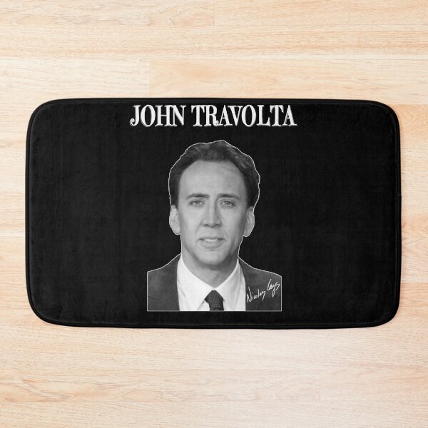 Item preview, Nicholas Cage as John Travolta - Nicolas Cage - Nick Cage - Nic Cage  designed and sold by PAFDesign.