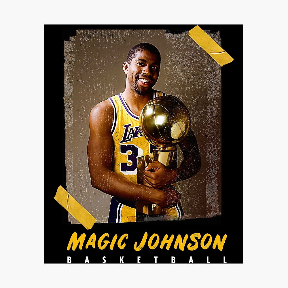 Magic Johnson pop art  Poster for Sale by BlueSide18