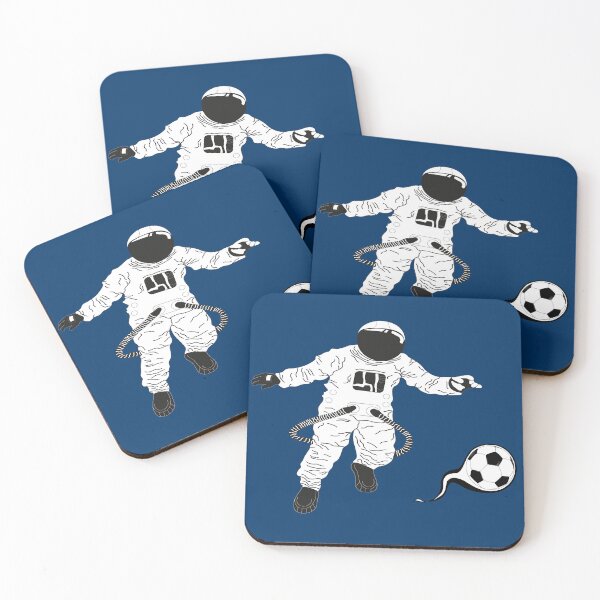 Item preview, Astronaut Playing Football Soccer designed and sold by DomGDesign.