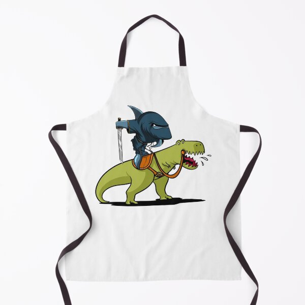 Item preview, Shark Ninja Riding T-Rex Dinosaur  designed and sold by underheaven.