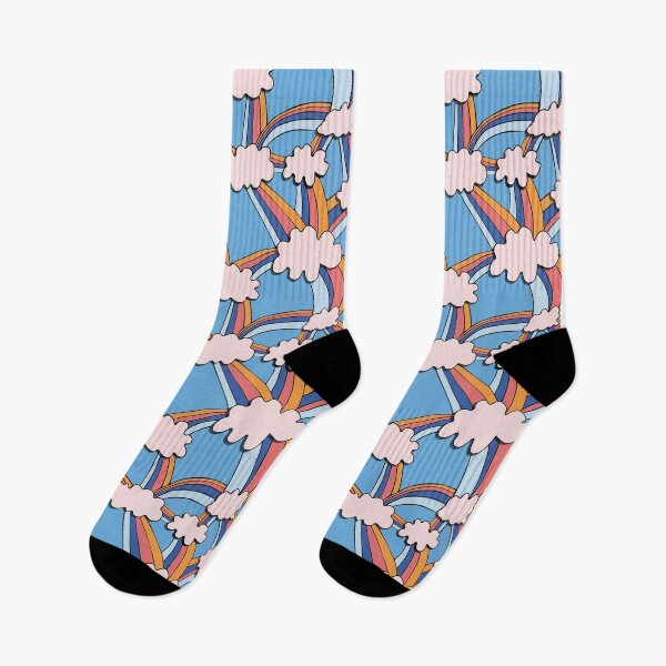 Item preview, cloudy rainbow pattern designed and sold by Cutea-art.