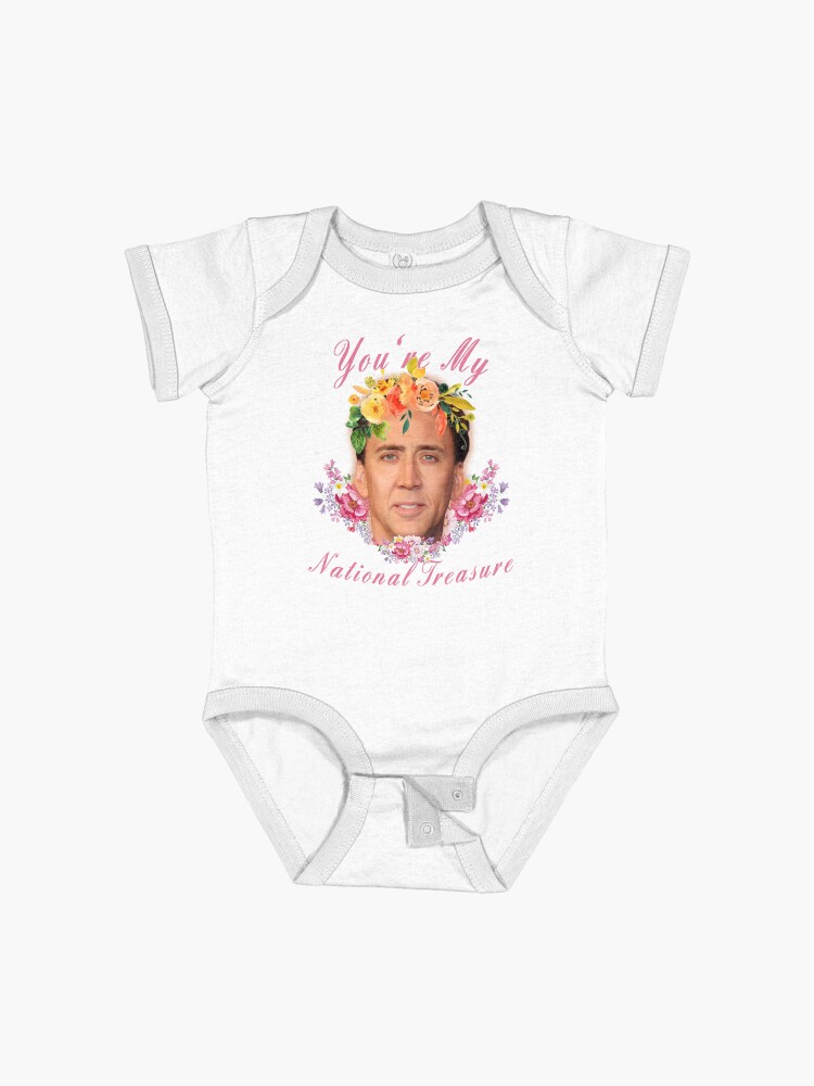 Thumbnail 1 of 2, Baby One-Piece, Nicolas Cage - You're My National Treasure - Nicholas Cage - Nick Cage - Nic Cage designed and sold by PAFDesign.