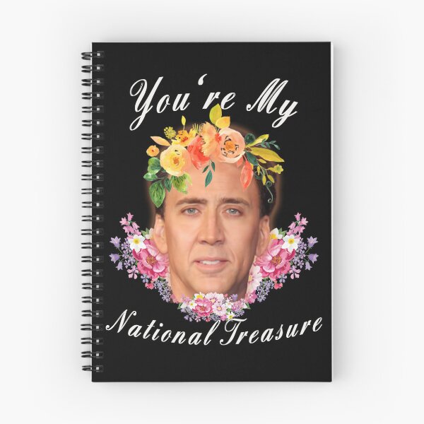 Aperçu de l'œuvre Nicolas Cage - Tu es mon trésor national - Nicolas Cage - Nick Cage - Nic Cage créée et vendue par PAFDesign.