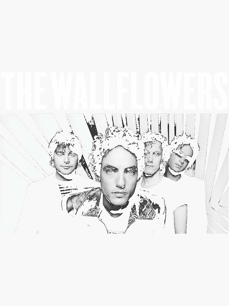 "The Wallflowers" Sticker for Sale by JeanneHardy Redbubble
