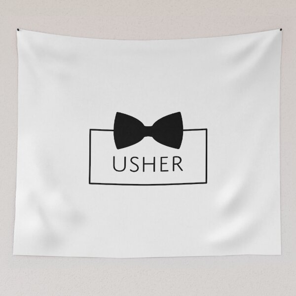 Item preview, Usher Wedding party Bow tie with frame designed and sold by KateBilous.