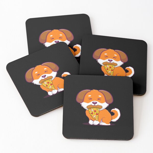 Item preview, perro comiendo una pizza designed and sold by ReadyArt.