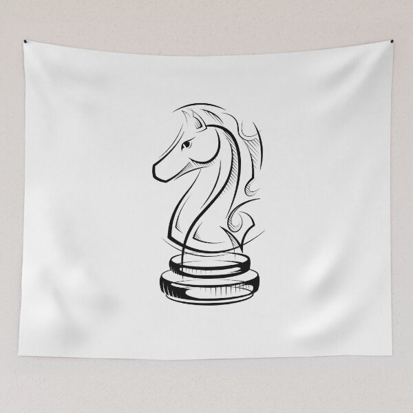 Item preview, Chess figure illustration of horse designed and sold by AndreMi.