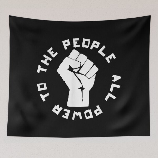 Item preview, ALL POWER TO THE PEOPLE Panthers Party civil rights designed and sold by BrianLangley2.