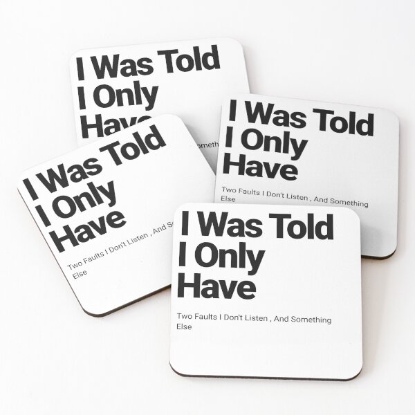 Item preview, I was told that my only two flaws are that I don't listen designed and sold by Tarikbouchmal.
