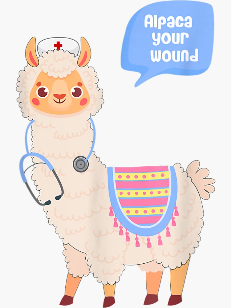 Alpaca Your Wound Id Badge Reel, Llama Badge Reel, Wound Nurse