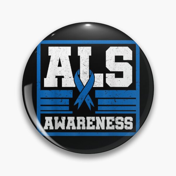 Item preview, ALS Awareness Patient Support Gift Blue Ribbon Recovery designed and sold by BrianLangley2.