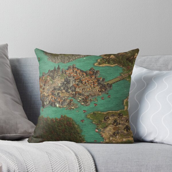 Item preview, Medieval Island City designed and sold by JapanHeavenArt.
