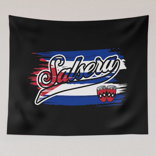 Item preview, Cuba Salsa Dancer Salsera Cuban Flag designed and sold by Dubbra.
