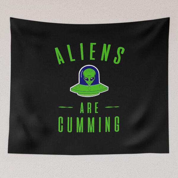 Item preview, aliens are cumming illustration  designed and sold by tmshop1.