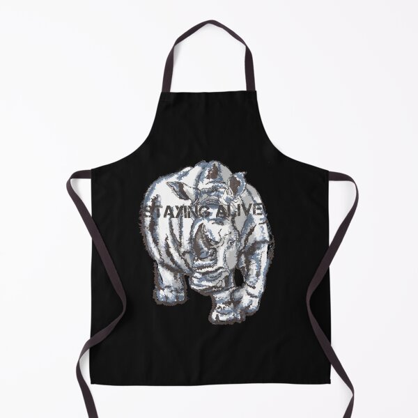 Item preview, Staying alive, Rhino, save the African Rhino designed and sold by DebbieJoyArt.