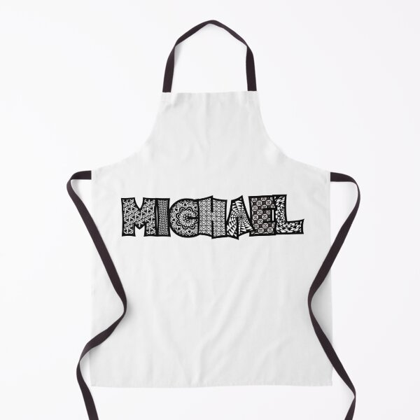 Item preview, Michael black and white name doodle designed and sold by heatherbenner.