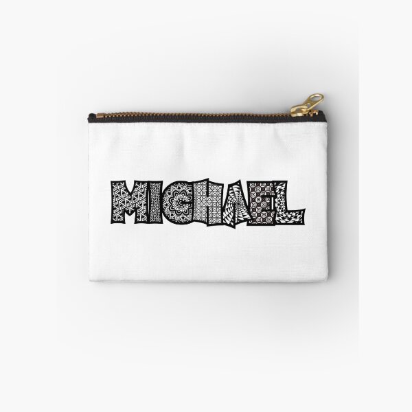 Item preview, Michael black and white name doodle designed and sold by heatherbenner.