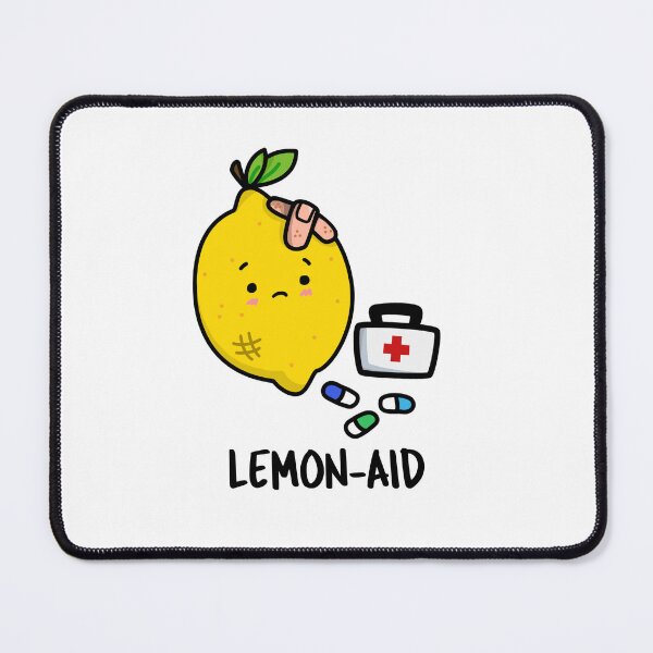 Item preview, Lemon-aid Funny First Aid Lemon Puns designed and sold by punnybone.