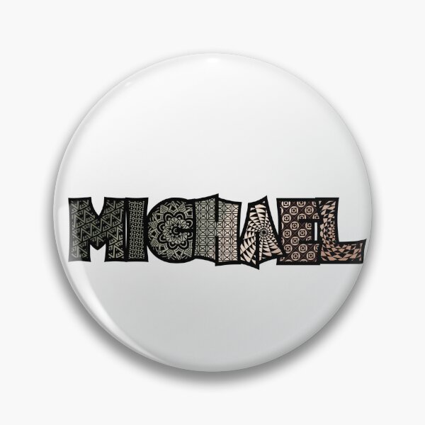 Item preview, Michael green to tan name doodle designed and sold by heatherbenner.