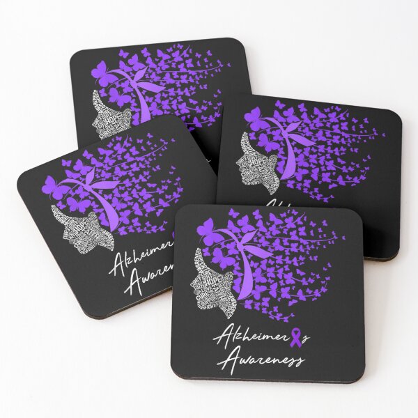 Item preview, Alzheimer's Awareness  Alzheimers Purple Butterflies designed and sold by BrianLangley2.