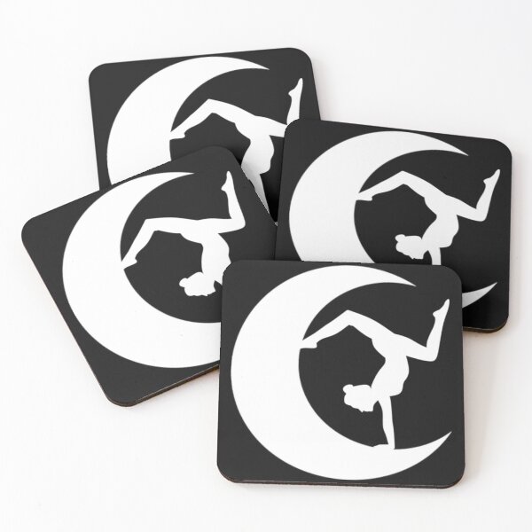 Item preview,    Cute half moon yoga pose art. designed and sold by BEAUTY ⭐⭐⭐⭐⭐.